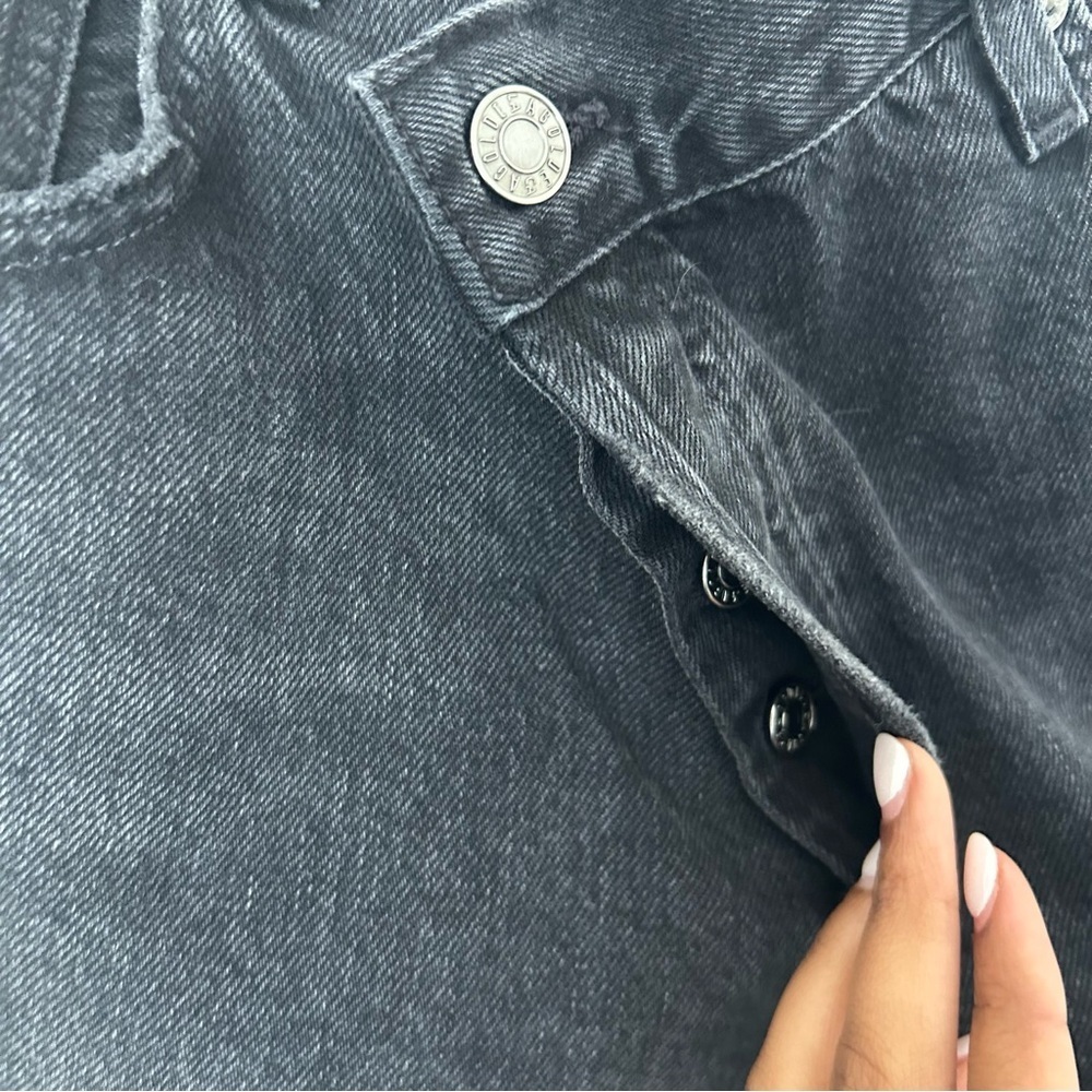AGOLDE Criss Cross Jeans in Black - Picture 5 of 7